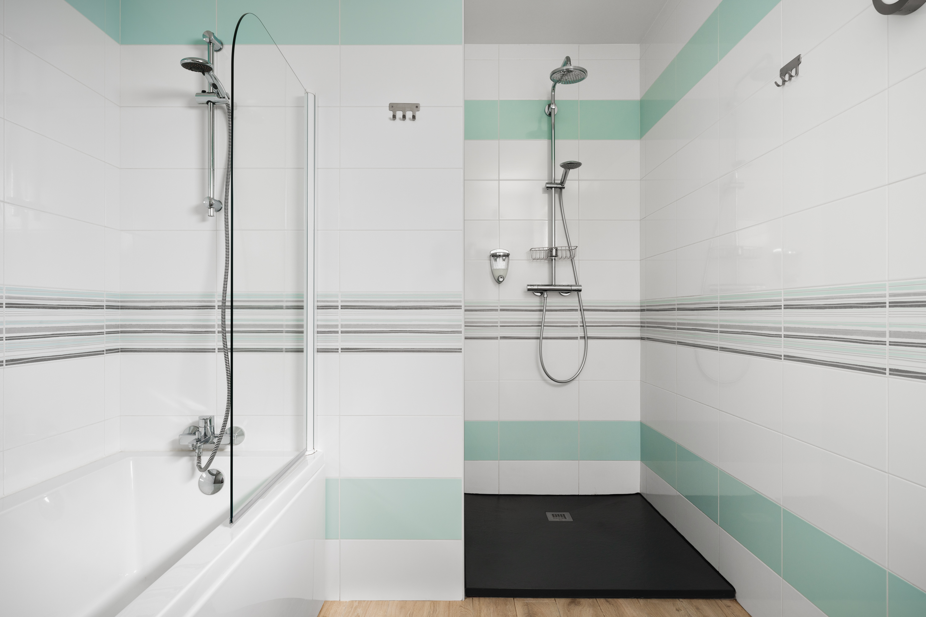T2 shower